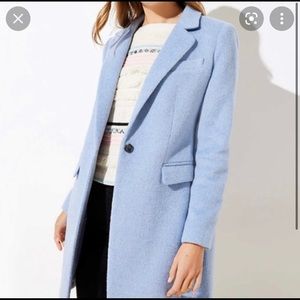 LOFT (small) light blue coat
